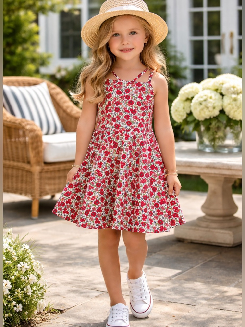 Ralph Lauren Floral Cotton and linen Dress for Toddler Girl